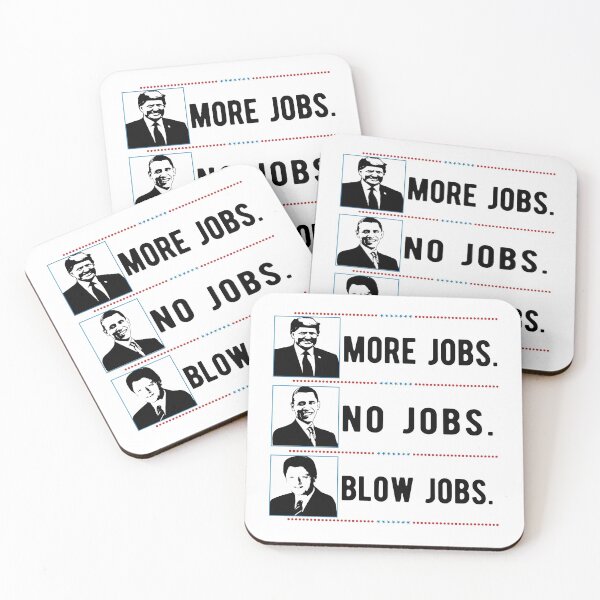 Aperçu de l'œuvre Plus d'emplois Pas d'emplois Souffler des emplois Cadeaux électoraux créée et vendue par TTFMerch.