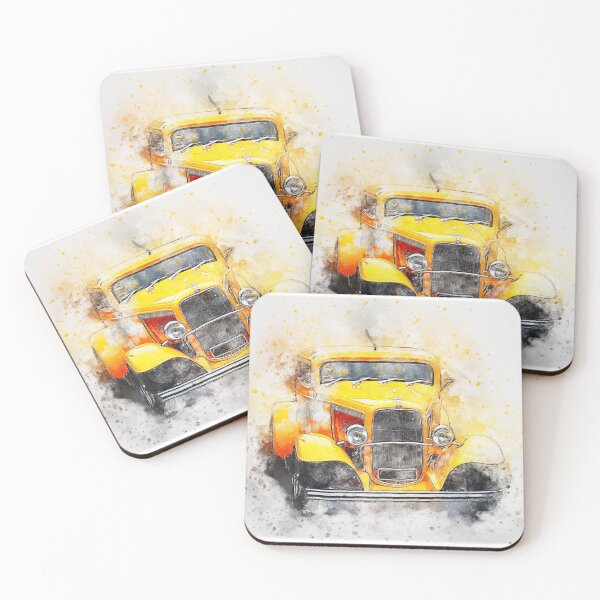 Item preview, Classic Cars Watercolor designed and sold by eajob.