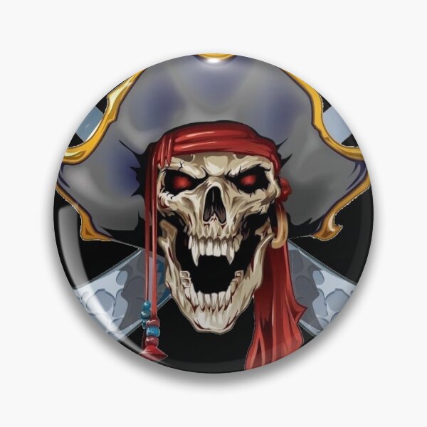 Item preview, Pirate skull designed and sold by azomiross.