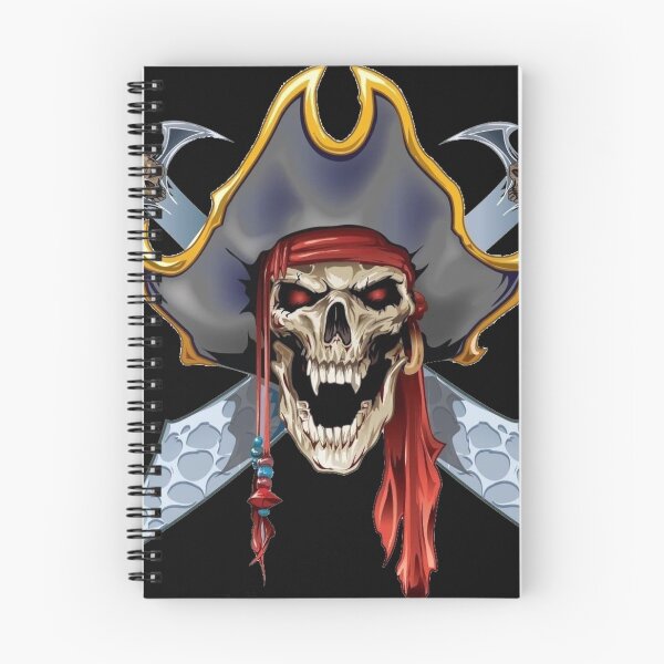 Item preview, Pirate skull designed and sold by azomiross.