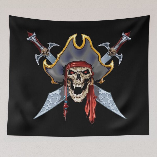 Item preview, Pirate skull designed and sold by azomiross.