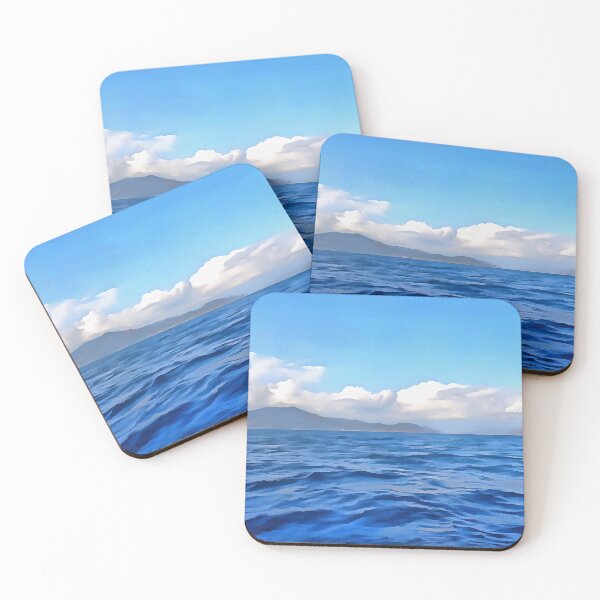 Item preview, Aegean Blue Marmaris Turquoise Coast Painting designed and sold by taiche.