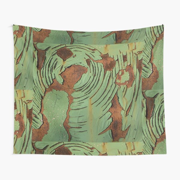 Camouflage metal Tapestry