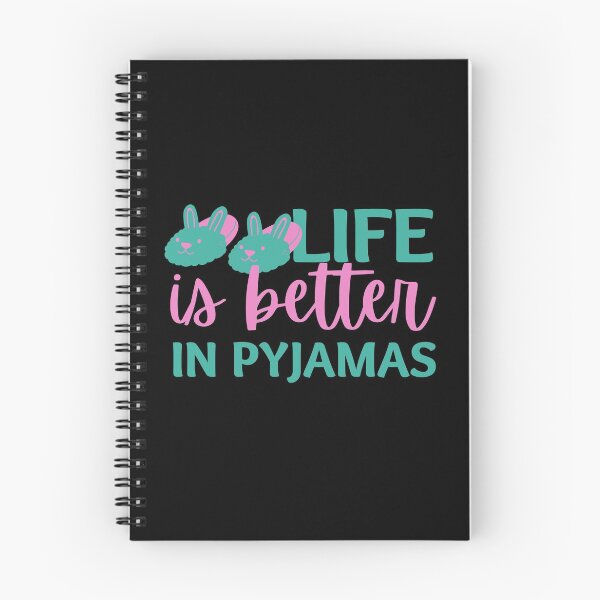 Item preview, Life is Better in Pyjamas Cute Slippers designed and sold by SweetAndSpice.