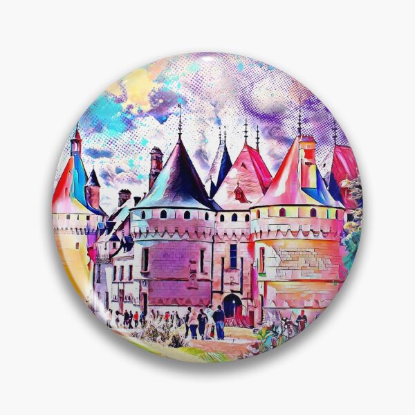Item preview, Château de Chaumont Loire Valley medieval castle designed and sold by EkaArtShop.