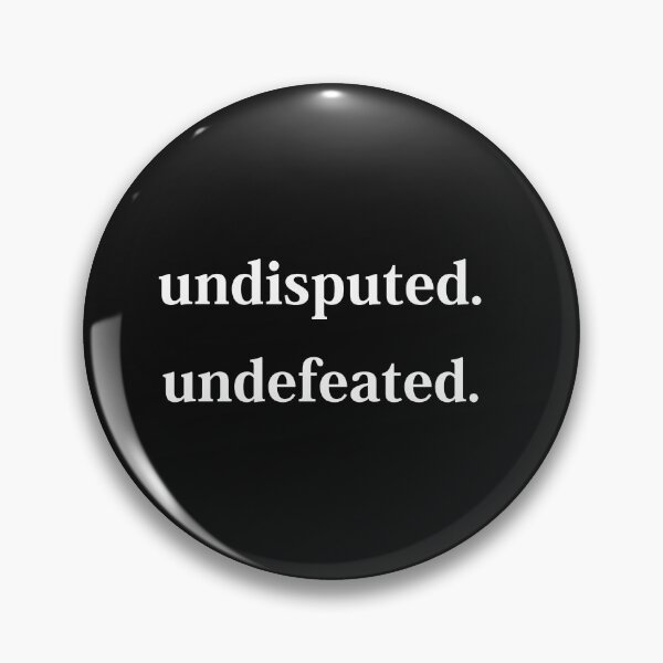 Item preview, undefeated / undisputed fighting t-shirt. designed and sold by katastrophicus.