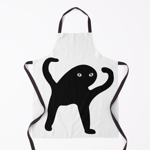 Item preview, Cursed black cat meme illustration designed and sold by ItsMemeMachine.