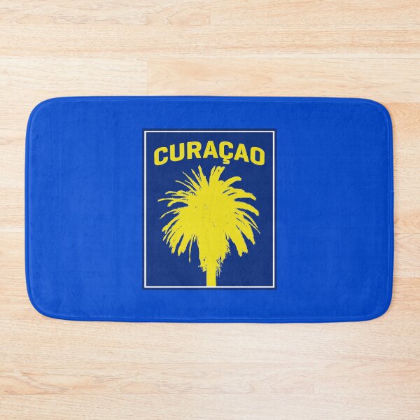 Item preview, Curacao Yellow Palm Tree Silhouette designed and sold by ClickForMore.