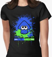 Kid or Squid Splatoon Women's Fitted T-Shirt