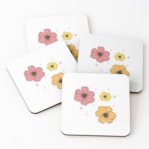 Item preview, Tropical Pink Yellow Hibiscus Pattern designed and sold by Floral-Patterns.