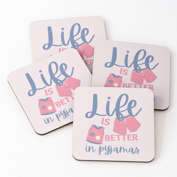 Item preview, Life is Better in Pink Pyjamas  designed and sold by SweetAndSpice.