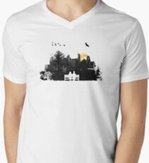 City Moonrise Men's V-Neck T-Shirt