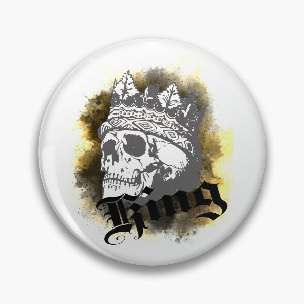 Item preview, King skull with crown designed and sold by qlobba.