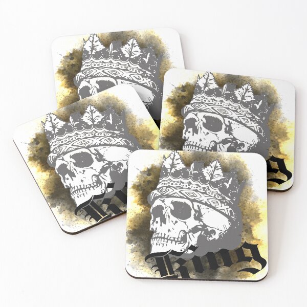 Item preview, King skull with crown designed and sold by qlobba.