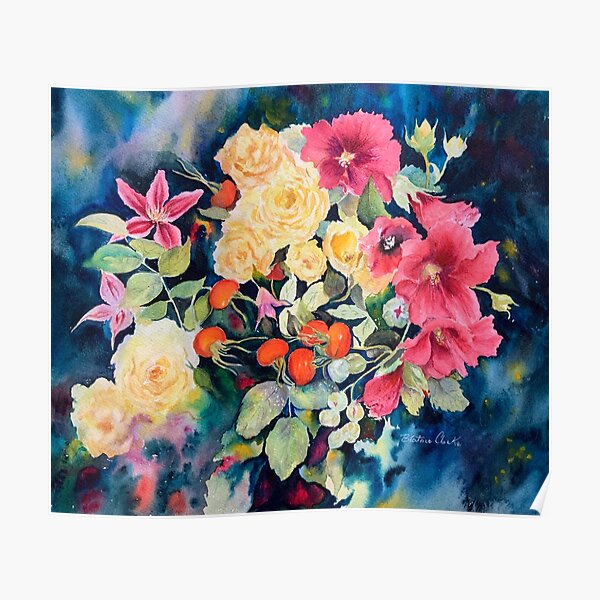 A bouquet from the garden Poster