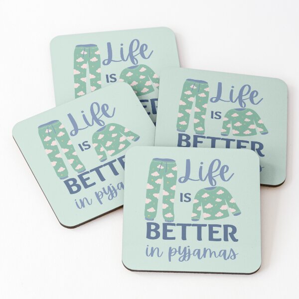 Item preview, Life is Better in Green Pyjamas  designed and sold by SweetAndSpice.