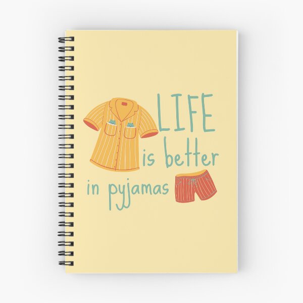 Item preview, Life is Better in Yellow and Orange Pyjamas designed and sold by SweetAndSpice.