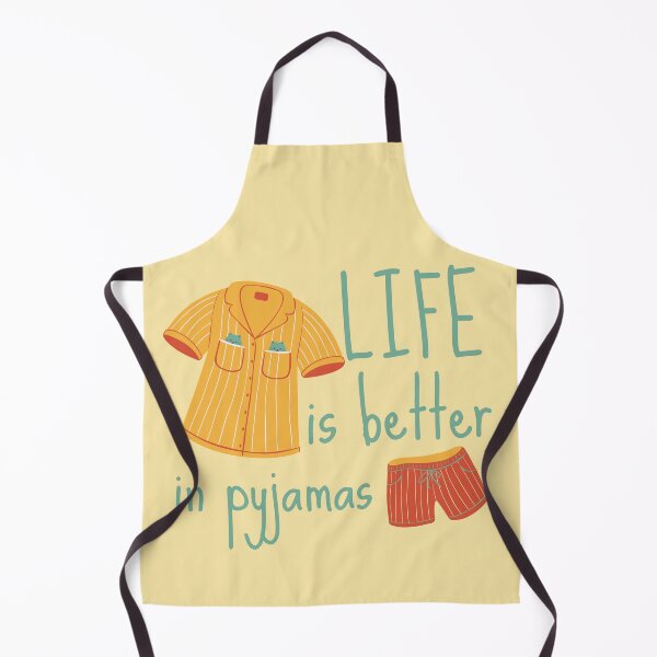 Item preview, Life is Better in Yellow and Orange Pyjamas designed and sold by SweetAndSpice.