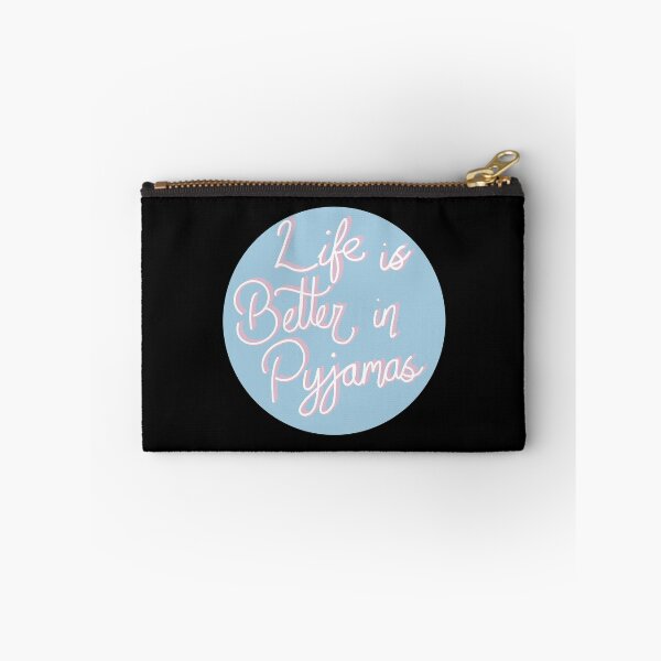 Item preview, Life is better in Pyjamas typography  designed and sold by ToriaScarlett.