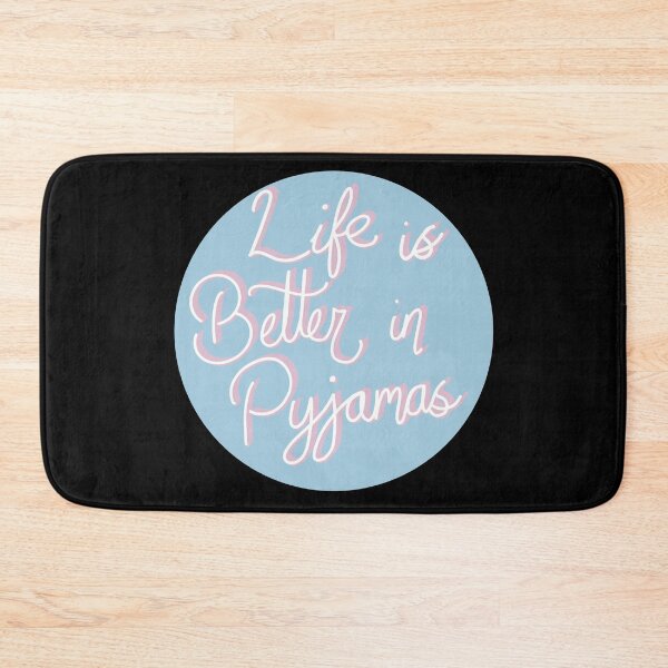 Item preview, Life is better in Pyjamas typography  designed and sold by ToriaScarlett.