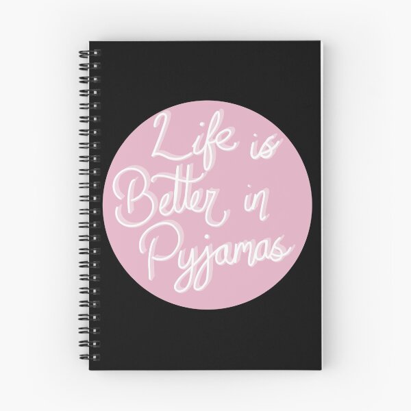 Item preview, Life is better in Pyjamas typography  designed and sold by ToriaScarlett.