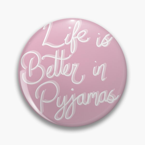 Item preview, Life is better in Pyjamas typography  designed and sold by ToriaScarlett.