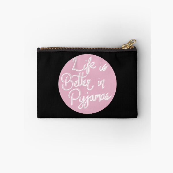 Item preview, Life is better in Pyjamas typography  designed and sold by ToriaScarlett.