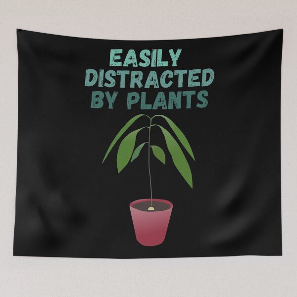 Item preview, Easily distracted by plants  designed and sold by Sinovius.