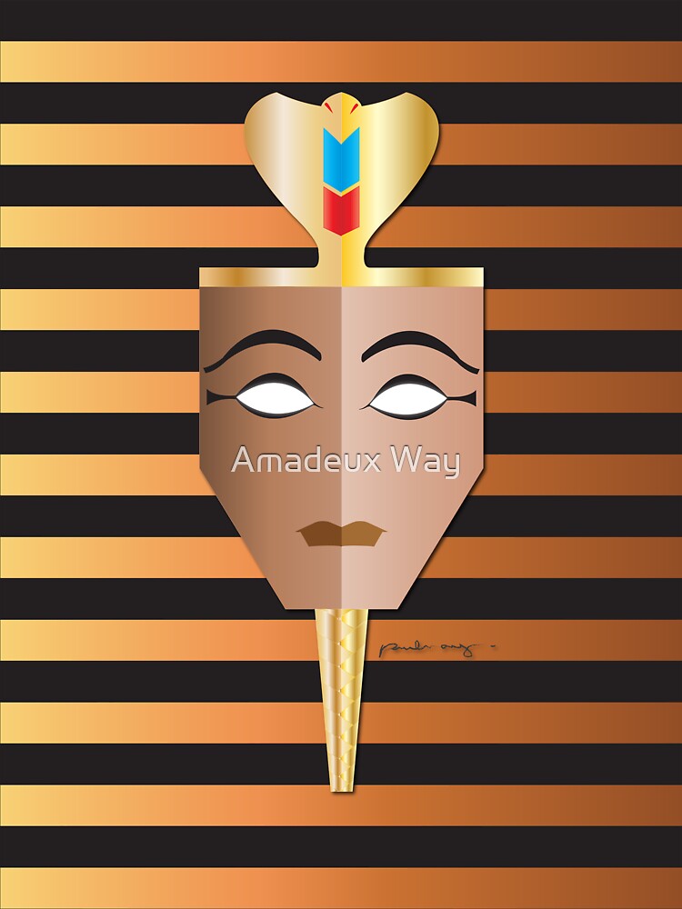 "Origami Pharaoh" Sticker for Sale by amadeuxway Redbubble