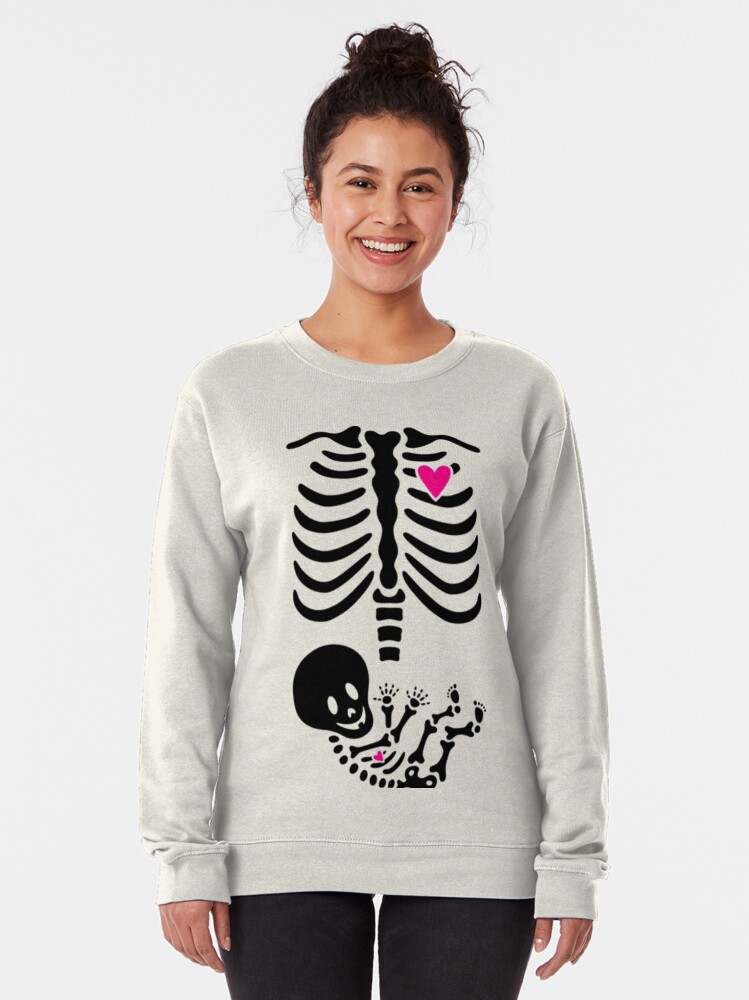 Discover Pregnant Skeleton For Future Mothers Sweatshirt