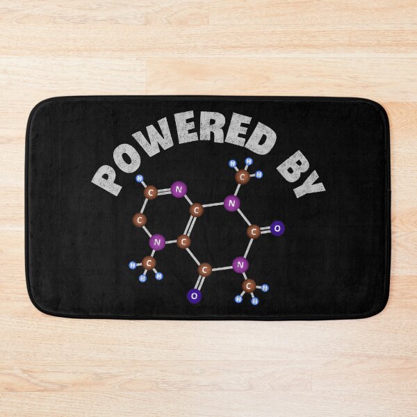Item preview, Powered by Caffeine - Coffee Lover's designed and sold by Happy Puppy Print On Demand.