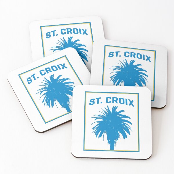 Artikelvorschau, St. Croix US Jungferninseln Palme Silhouette entworfen und verkauft von ClickForMore.