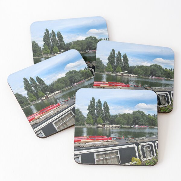 Item preview, Narrowboats on the Thames designed and sold by ronsaunders47.