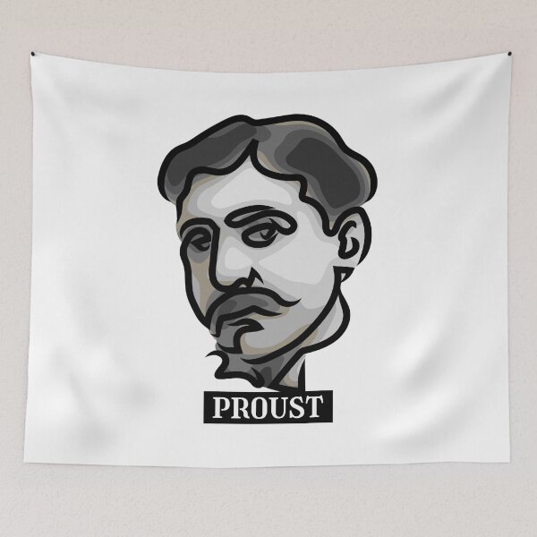 Artikelvorschau, Porträt von Proust entworfen und verkauft von Xdelacra.