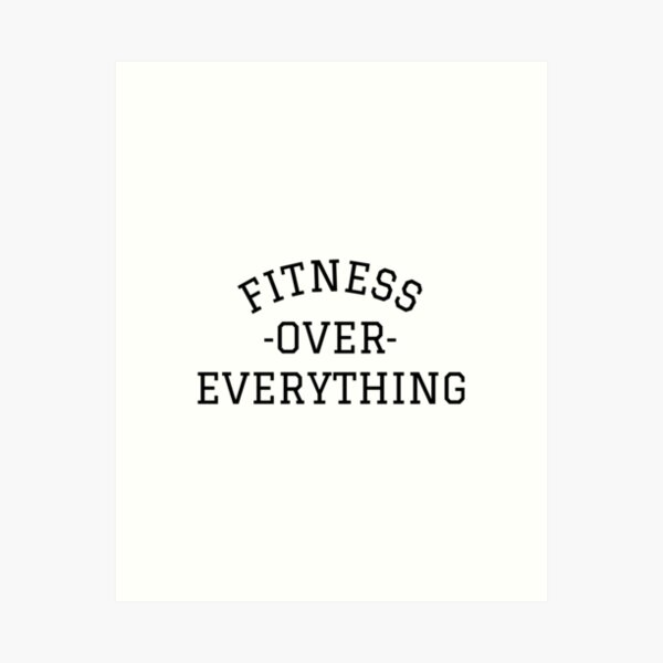 Item preview, Fitness Over Everything | Workout | Bulking | Lifting | Gym designed and sold by itsokaybyme.