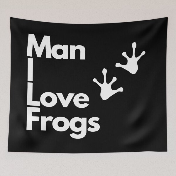 Item preview, Man I Love Frogs designed and sold by Teelogic.