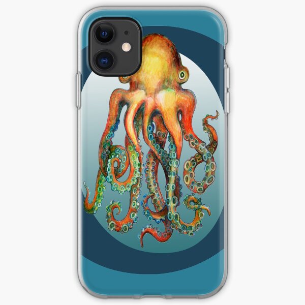 O is for Octopus iPhone Soft Case