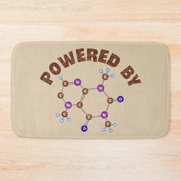 Item preview, Powered by Caffeine - Coffee Lover's designed and sold by Happy Puppy Print On Demand.