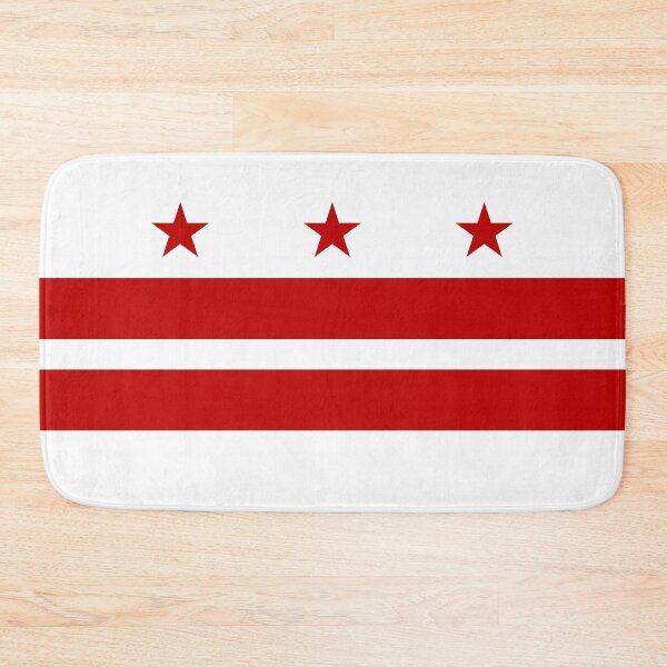Item preview, Washington DC City Flag Red White designed and sold by Sporting Colour.