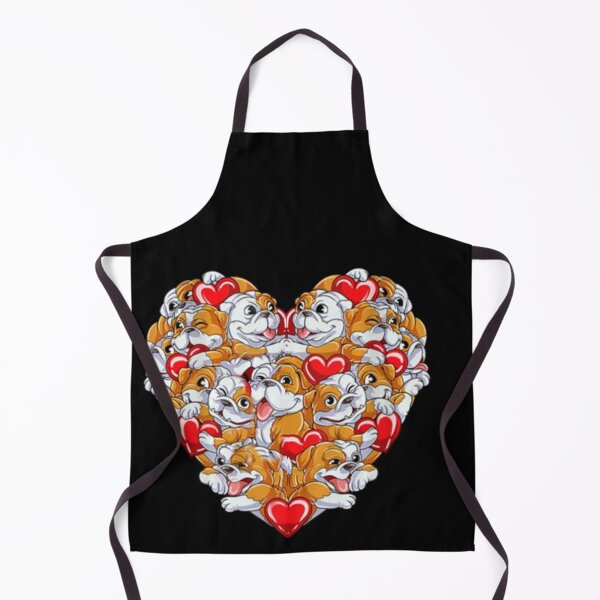 Item preview, English bulldog Valentine Tshirt designed and sold by Unique-Tees.