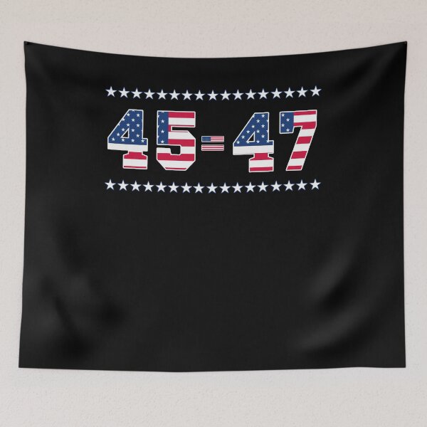 Item preview, Pro Trump 45 = 47 President 2024 47th Potus designed and sold by Renergie.
