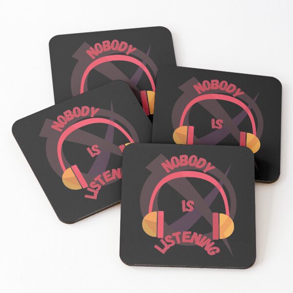 Item preview, Nobody Is Listening designed and sold by DigitalSantino.