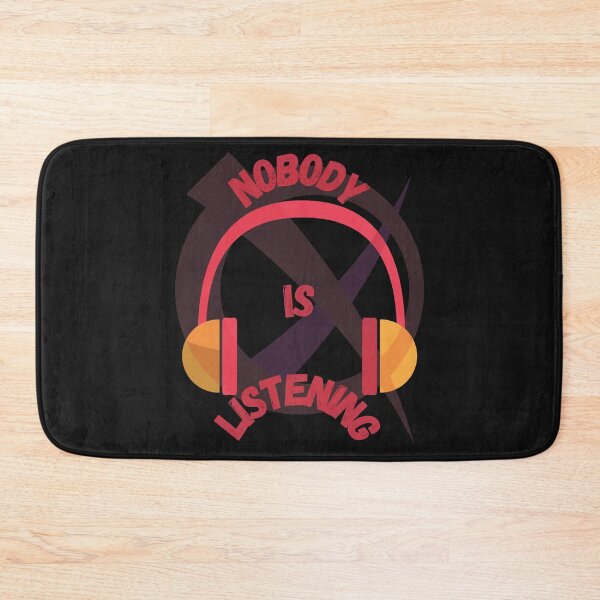 Item preview, Nobody Is Listening designed and sold by DigitalSantino.