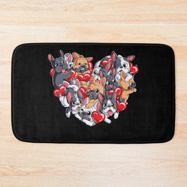 Item preview, French bulldog Valentine Tshirt designed and sold by Unique-Tees.