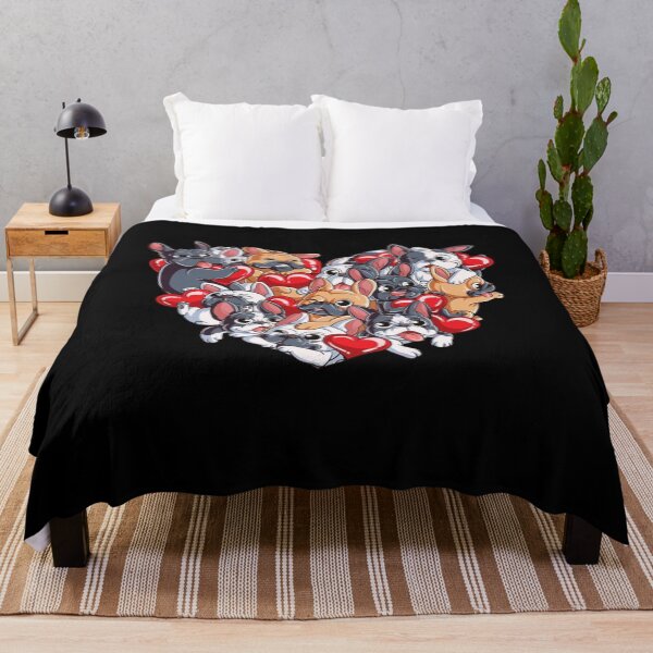 Item preview, French bulldog Valentine Tshirt designed and sold by Unique-Tees.