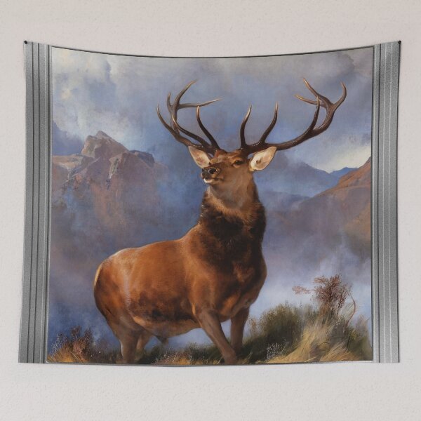 Item preview, The Monarch of the Glen by Sir Edwin Henry Landseer Old Masters Classical Fine Art Reproduction designed and sold by Xzendor7 Digital Art Creations.