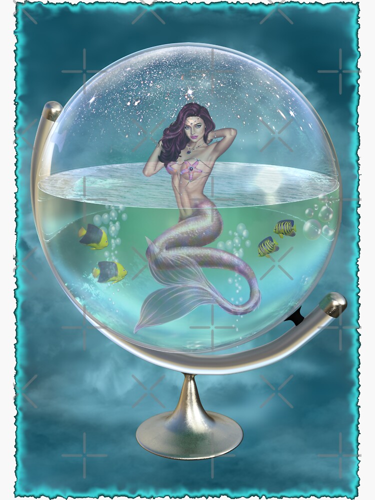 Mermaid Captured | Sticker