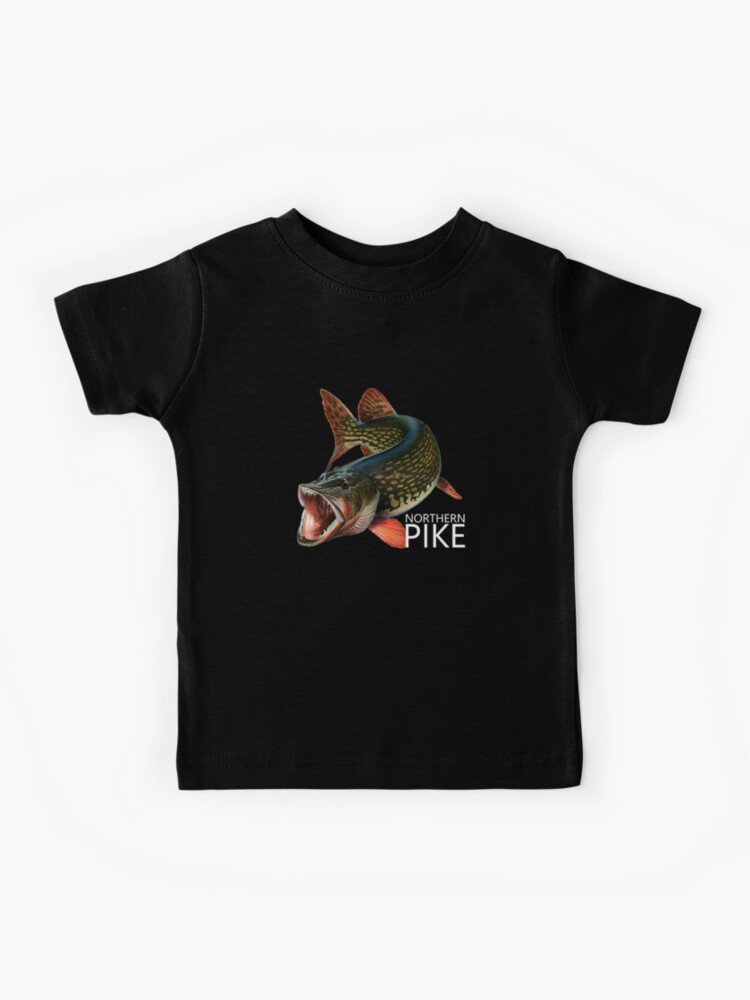 Northern Pike Predator Fishing Design | Kids T-Shirt