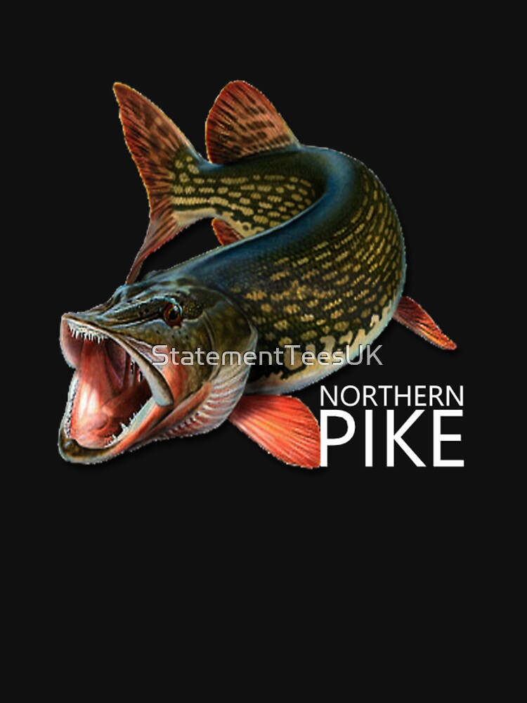 Northern Pike Fishing Gear Pike Fisherman Pike Fishing Net Pullover Hoodie