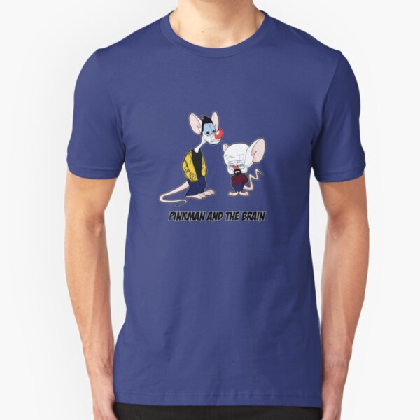 Pinkman and the brain - Breaking Bad/ Pinky and the brain Slim Fit T-Shirt